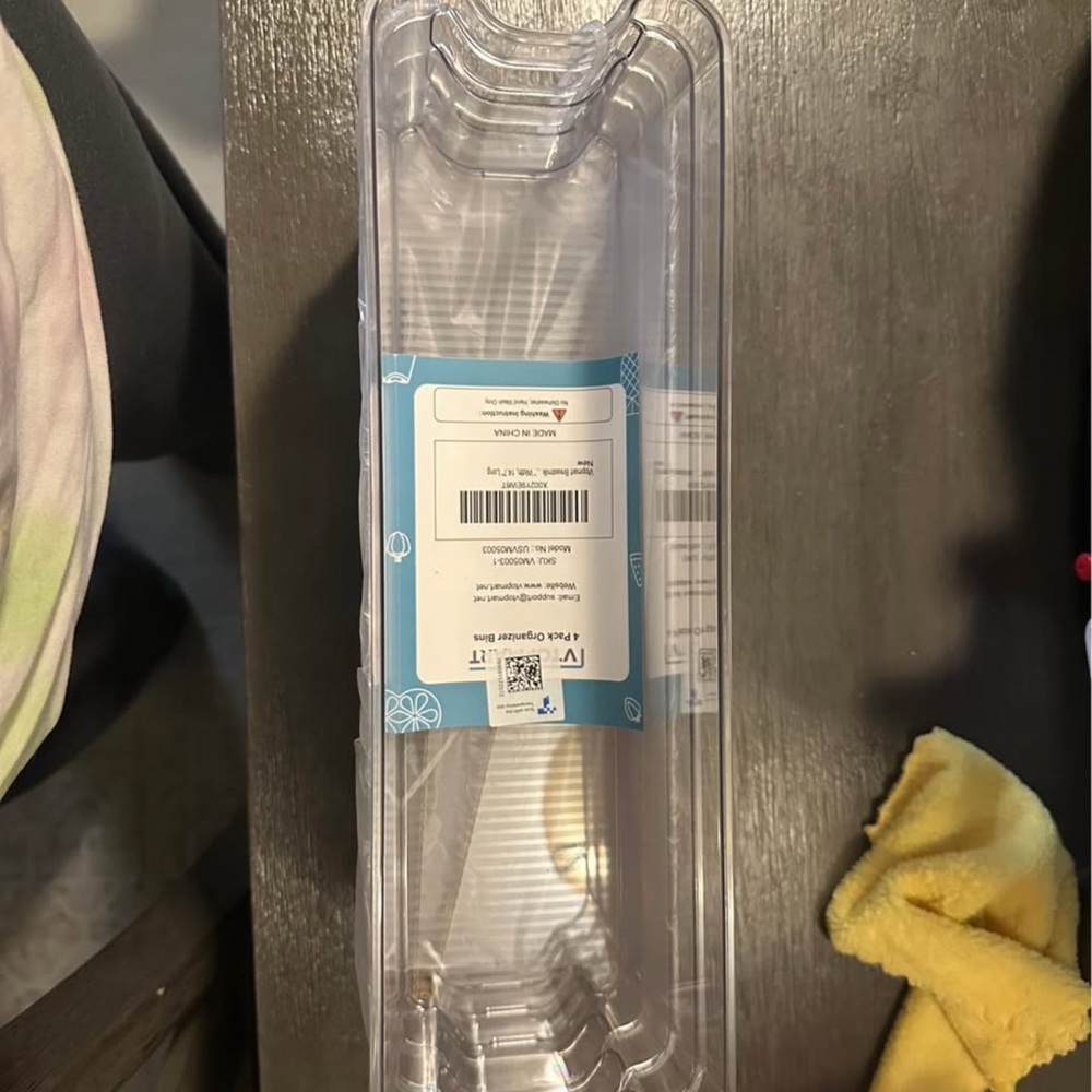 Amazon Clear Storage Organizer